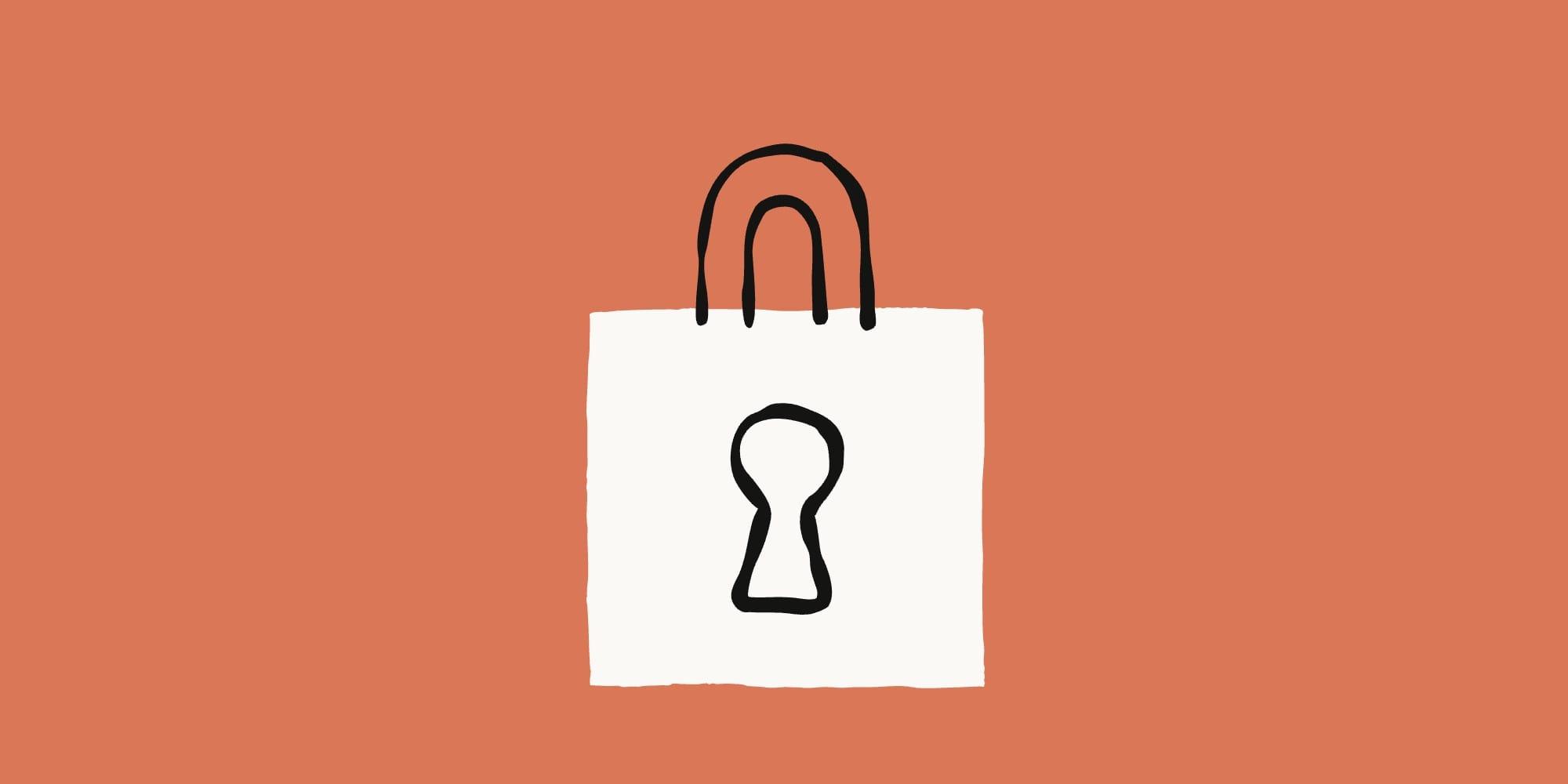 Claude Security 공개 베타 발표 공식 OG. 점토색 배경의 자물쇠