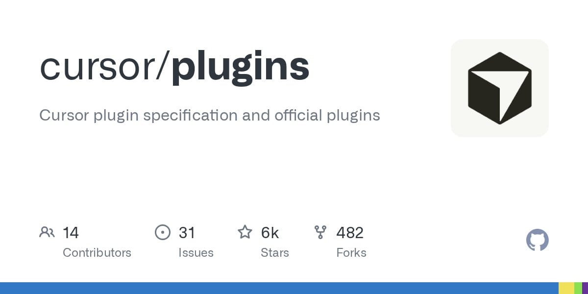 Cursor plugins GitHub social preview
