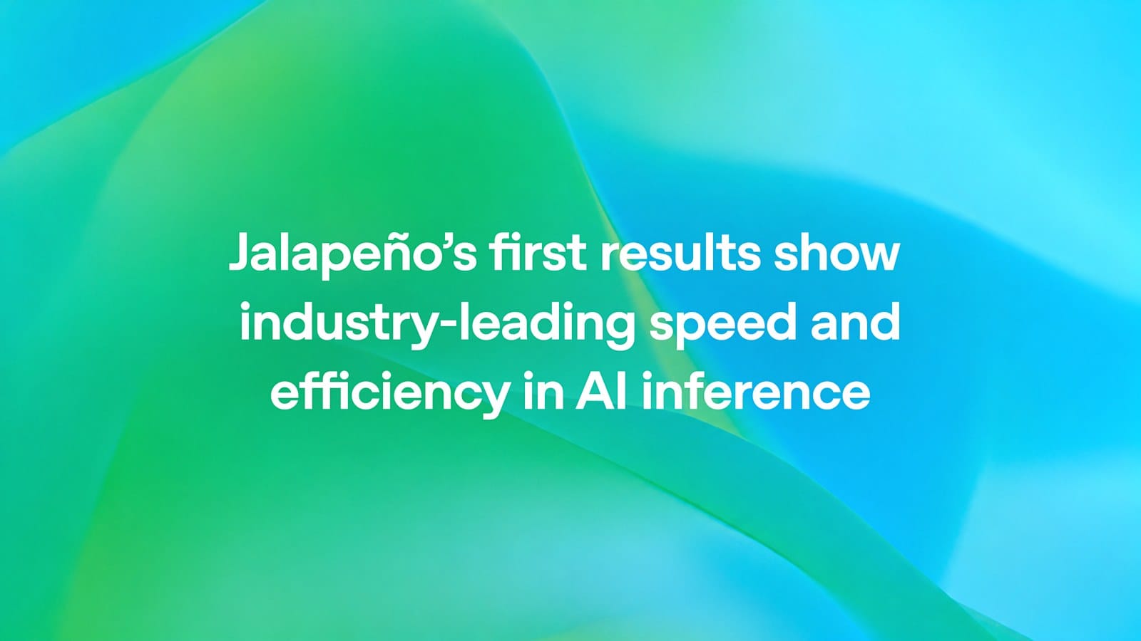 Jalapeño first results 공식 SEO 카드