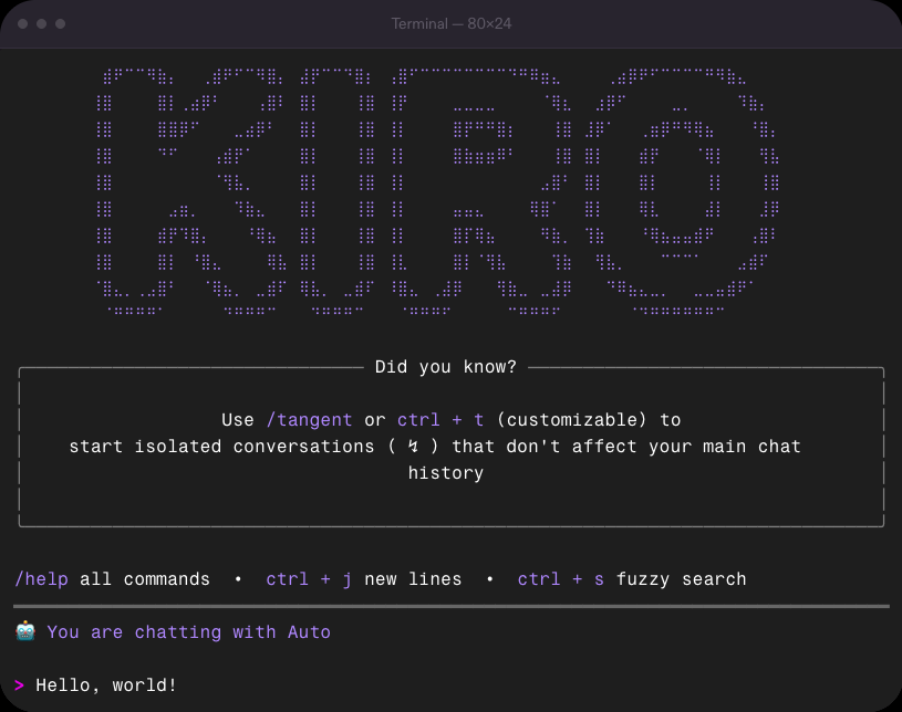 Kiro 공식 사이트의 CLI 제품 화면