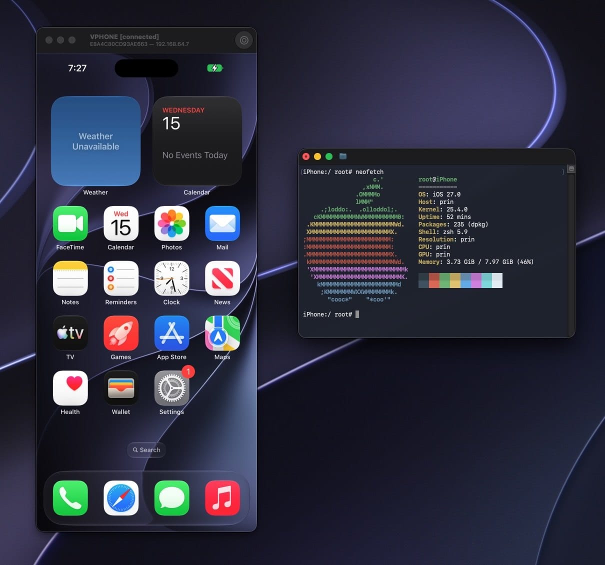 vphone-cli README demo