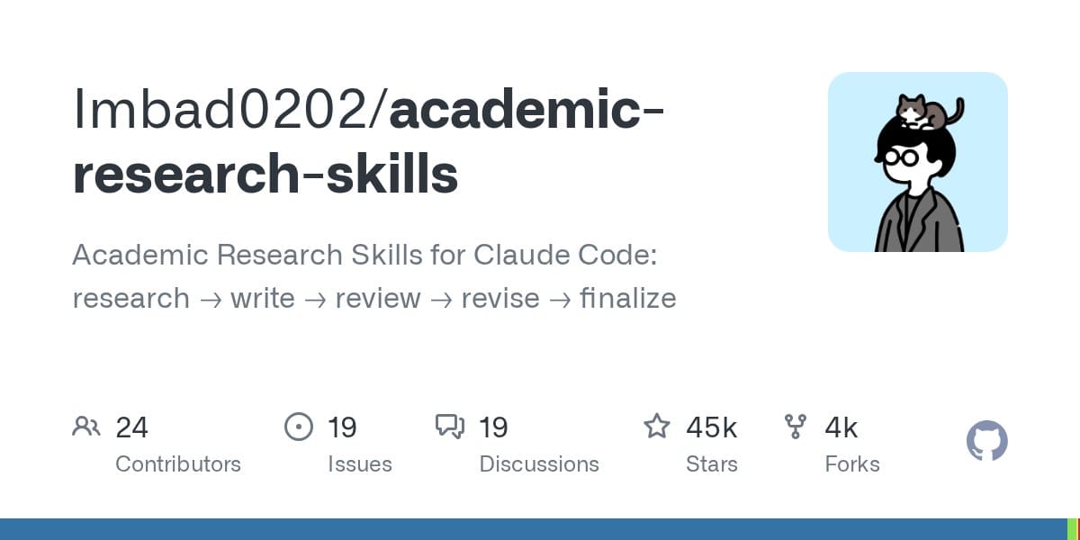 academic-research-skills GitHub social preview