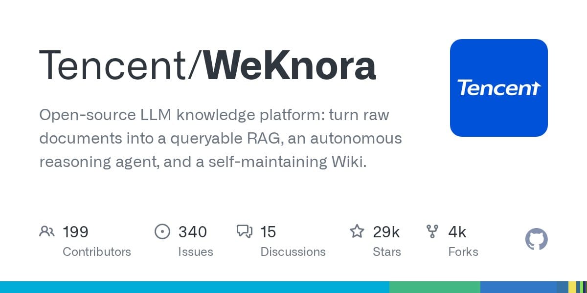 Tencent/WeKnora GitHub OG 카드