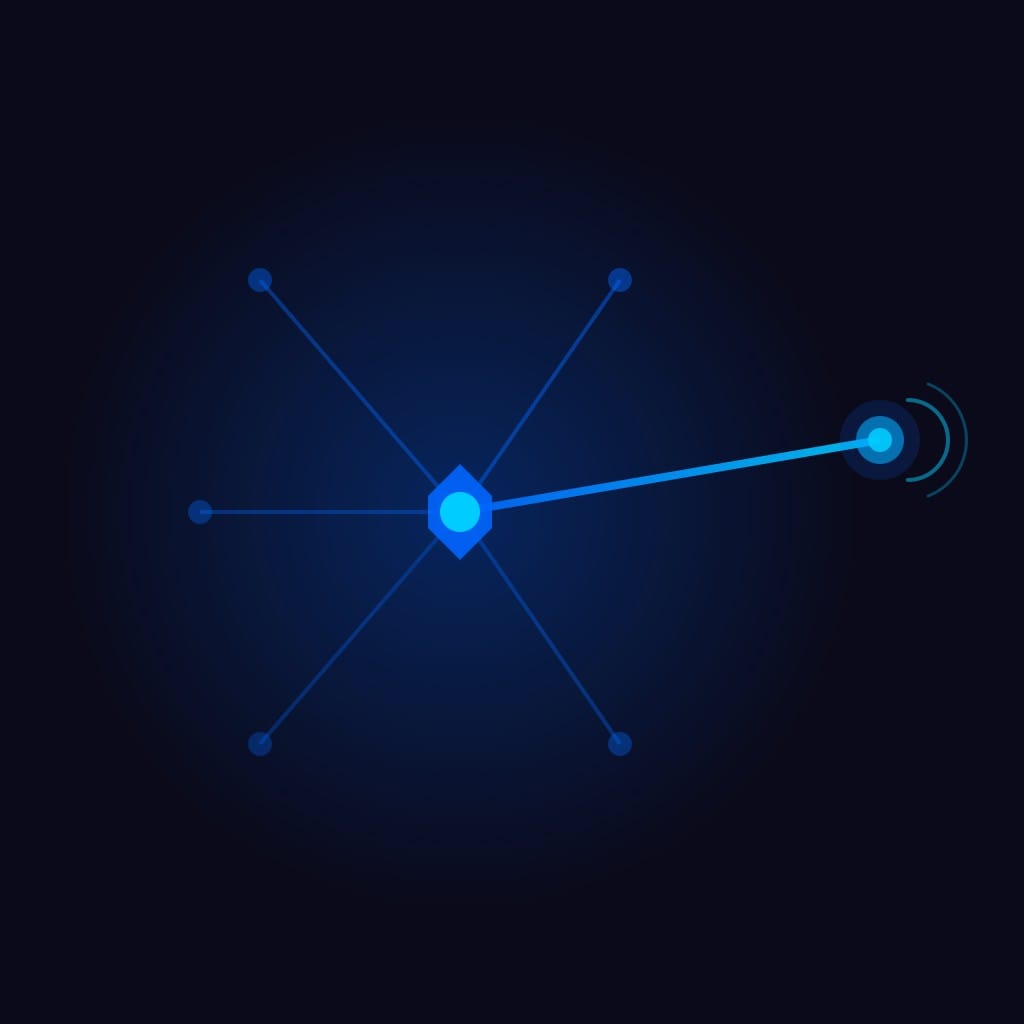 Agent Reach 공식 비주얼 — 활성 경로와 신호