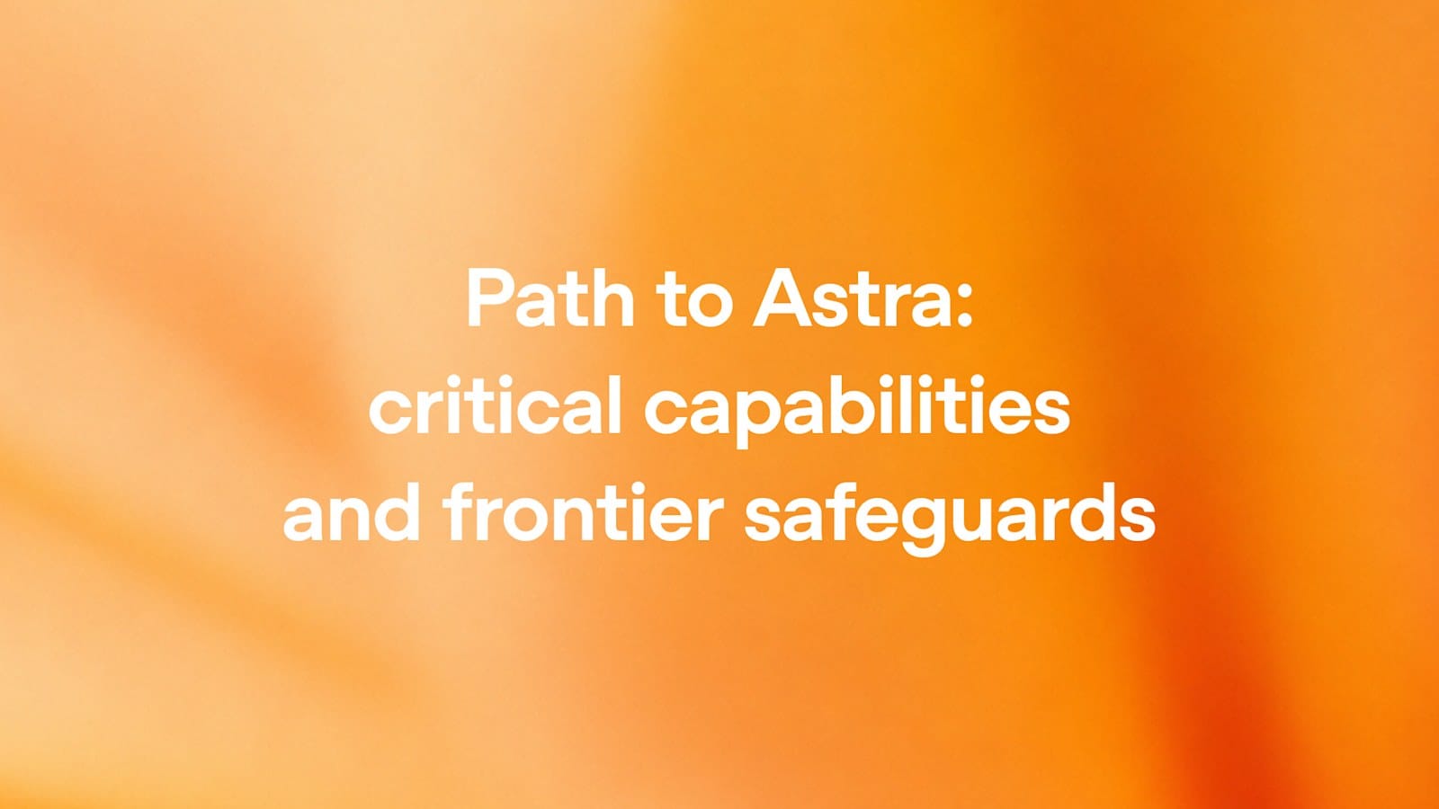 Path to Astra