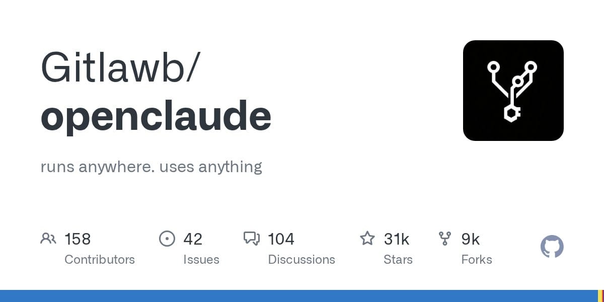 OpenClaude GitHub social preview