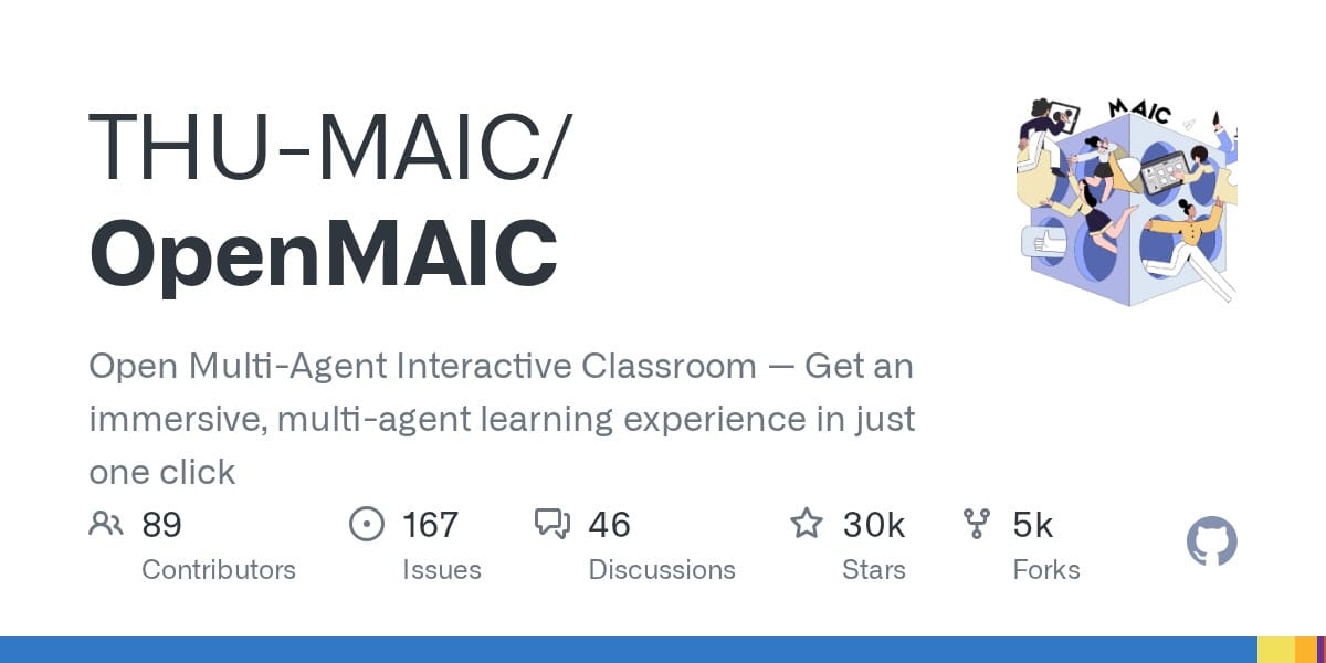THU-MAIC/OpenMAIC GitHub OG